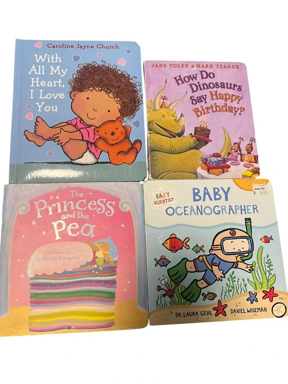 Assorted Kids Board Books - Lot of 4 Books